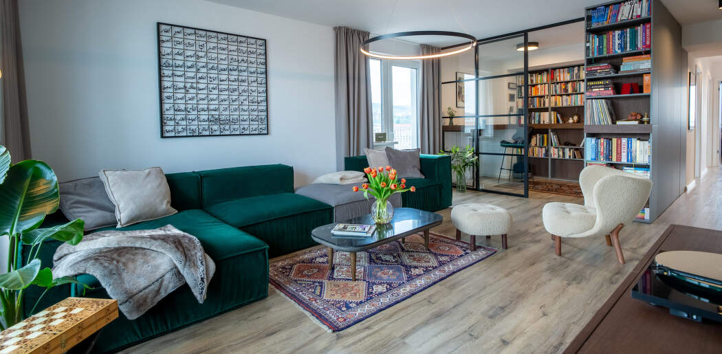 Furnishing a spacious apartment in the Urban Residence project in Bratislava