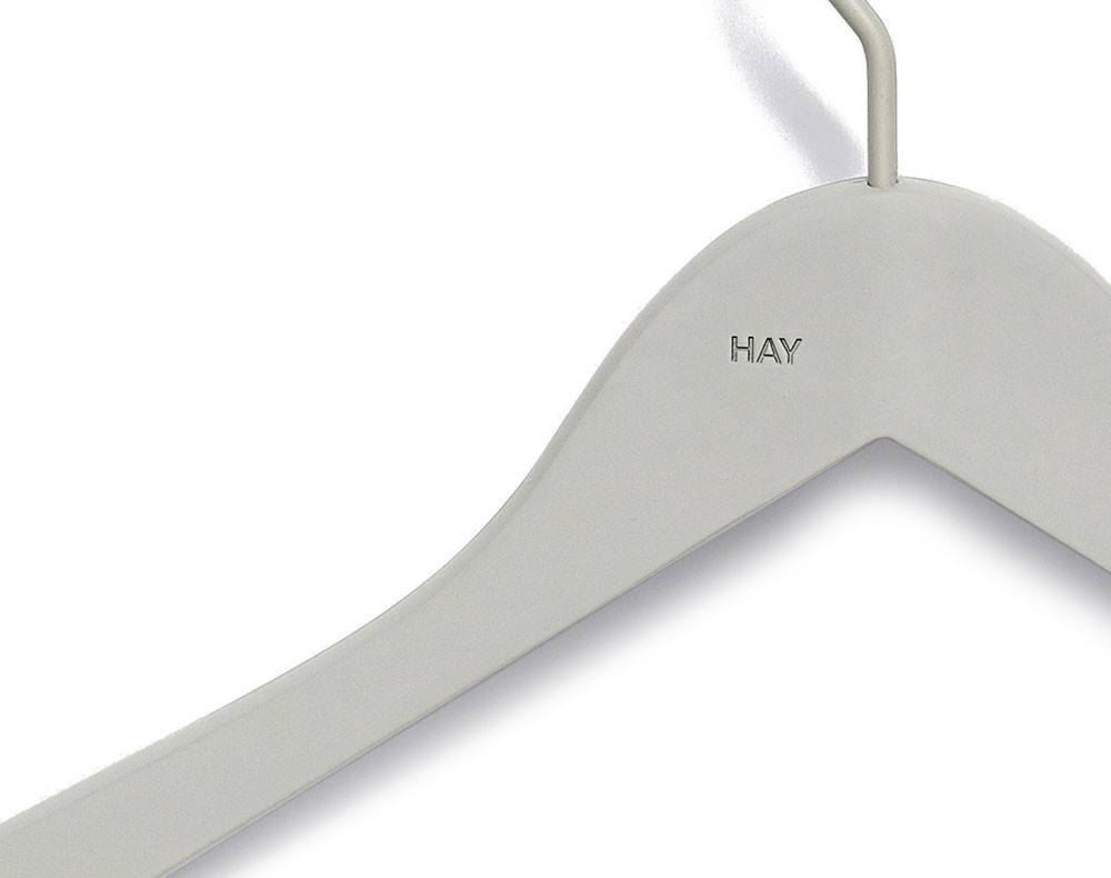 Soft Coat Hanger SLIM Hanger Set of 4 Hay SINGLE PIECES