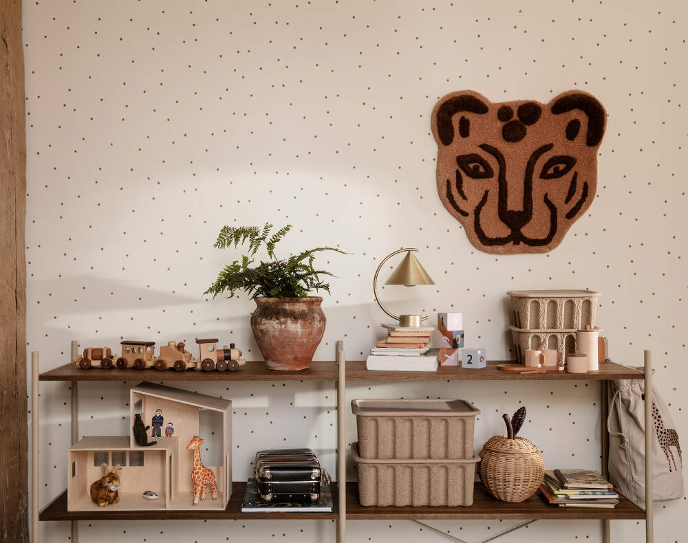 Meuble pour maison de poupée Rattan Ferm Living