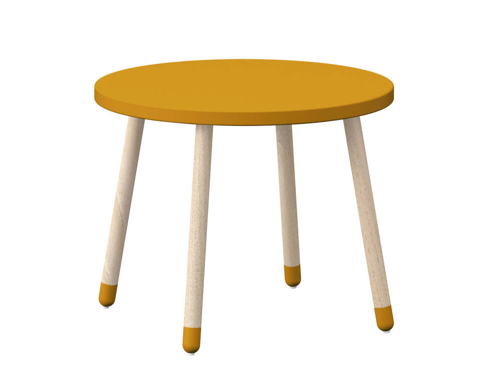 Taburete infantil DOTS Flexa mustard