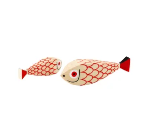 Wooden Dolls Mother Fish & Child