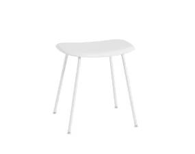 Fiber Stool Tube Base, natural white