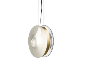 Orbital Pendant, white / silver