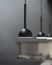 Blush Pendant Lamp, matt black