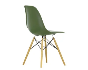 Eames Plastic Side Chair DSW, forest