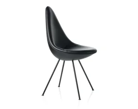 Drop™ Chair, black / Essential Leather Black