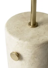 JWDA Floor Lamp, travertine