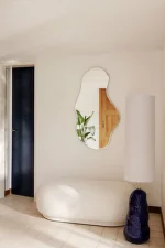 Pond Mirror Large, brass