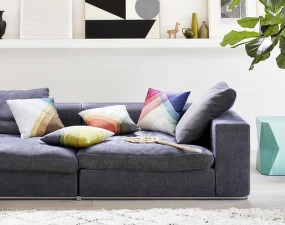 Herringbone Pillow, yellow
