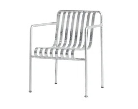 Palissade Dining Armchair, galvanised