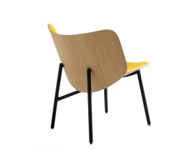 Dapper Lounge Chair, black base / Steelcut Trio 446