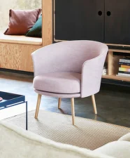 Dorso Lounge Chair, oiled oak / Remix 682