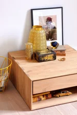 Nordic II Bedside Table, oak