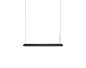 Linear Pendant Lamp 87.2 cm, black