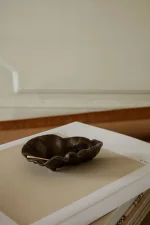 Oyster Bowl, black brass