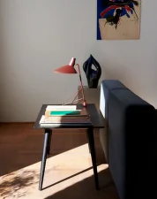 In Between SK23 Lounge Table, black lacquered oak
