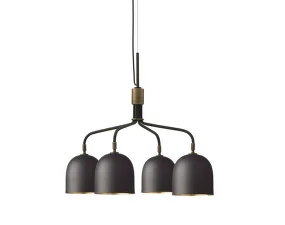 Howard 4 Short Chandelier, black