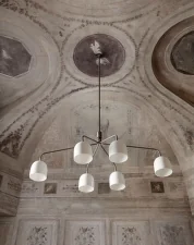 Howard 6 Chandelier, bone china