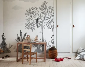Wilton Graphite Wallpaper 653-71