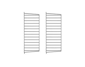 String Wall Panel 75 x 30, 2 pcs, black