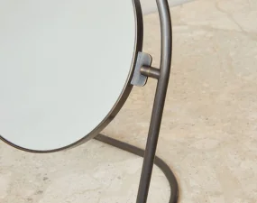 Nimbus Table Mirror, bronzed brass