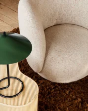 Filo Table Lamp, black/dark olive