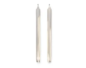 Dryp Candles Set of 2, warm grey