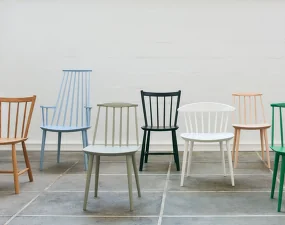 J77 Dining Chair, dark oiled oak
