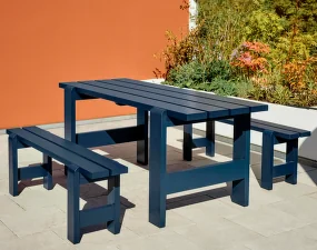 Weekday Bench 190 cm, steel blue
