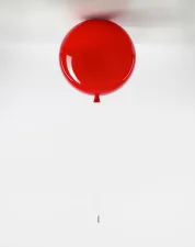 Memory Ceiling 400 PC876 Lamp, red