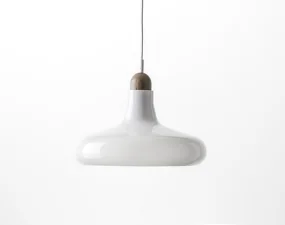 Shadows XL PC911 Pendant Lamp, opaline / waxed oak