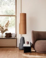 Oblique Stool, black stained ash