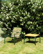 Vig Lounge Chair, dark green