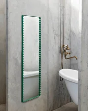 Arcs Mirror Rectangle M, green