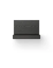 Tana Wall Mounted Desk, black stained oak