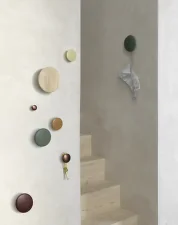 The Dots Wood Set of 5, off-white