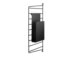 String Magazine Holder, black