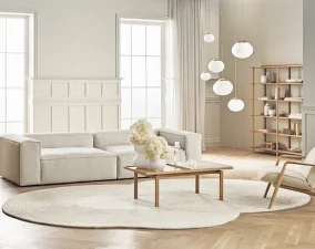 Zen Rug Shaped 300x400, creme