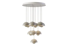 Flowerpot Chandelier VP10 10, grey beige