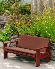 Crate Lounge Sofa Folding Cushion, iron red