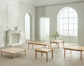 Elton Coffee Table 96 x 96 cm, oiled oak