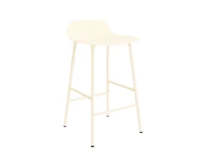 Form Bar Chair 65 cm Steel, cream