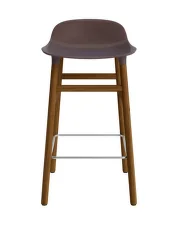Form Bar Chair 65 cm Walnut, brown