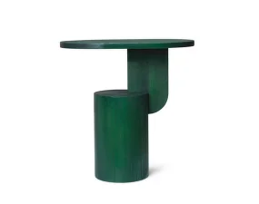 Insert Side Table, myrtle green stained