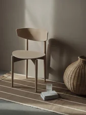 Calm Kelim Runner 80x200, dark sand/off-white