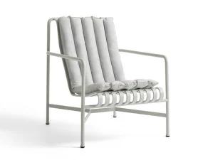 Palissade Lounge Chair High Soft Quilted Cushion, anthracite