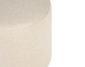 Folk Pouf Tall, cream beige