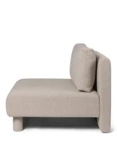 Dase Sofa Center Module, Soft Bouclé natural