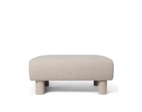 Dase Ottoman, Soft Bouclé natural