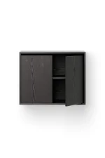 Cabinet Tall w. Doors, black ash